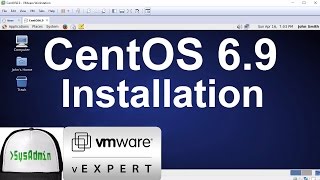 CentOS 69 Installation  VMware Tools on VMware Workstation 2017 [upl. by Davin]