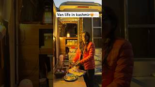 Van life in kashmir 😍🫶🏻❤️ghumakkadbugz kashimr carcampingindia caravan campervans [upl. by Briggs]