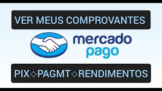 Mercado Pago  Como ver comprovantes no aplicativo [upl. by Nnahs]