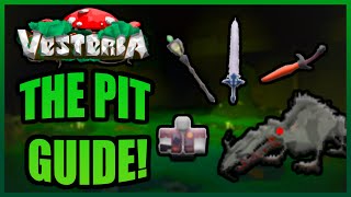 Vesteria  The Pit Guide Gorgog Pet Equipment Possum and Chests [upl. by Tyra]