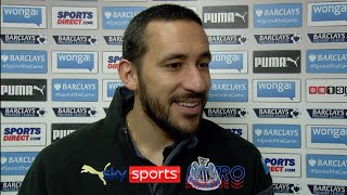 Jonas Gutierrez after returning to the Newcastle squad following his battle with cancer [upl. by Yenitsed]