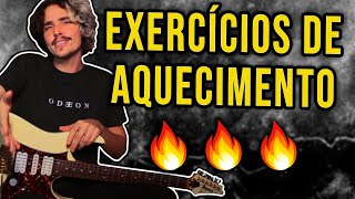 TOP 3 exercícios de AQUECIMENTO pra GUITARRA 🔥 [upl. by Tocs]