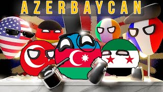 İTTİFAKLIK EKLEMİŞLER  SIRTINDAN VURAN OYUN AZERBAYCAN  DictatorsNo Peace Countryballs 1 [upl. by Auj]