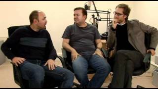 Ricky Gervais Stephen Merchant and Karl Pilkington  The British Empire and the English language [upl. by Anaiviv]