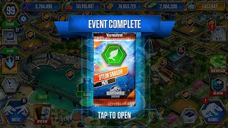 NEW EVENT STEIN SMASH PACK  JURASSIC WORLD THE GAME [upl. by Evelunn]