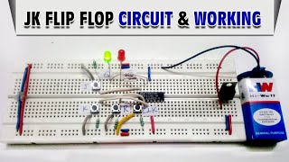 JK Flipflop Circuit amp Working Explained [upl. by Amilah]