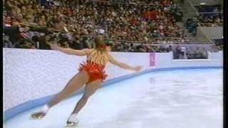 Tonya Harding USA  1994 Lillehammer Figure Skating Ladies Technical Program [upl. by Genesia]