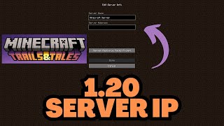 Minecraft 120 Server IP Address [upl. by Aicnom]