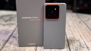 Xiaomi 14 Pro Titanium  Unboxing and First Impressions [upl. by Hadias507]