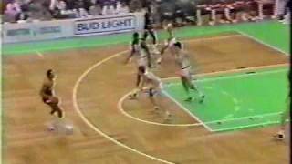 Larry Bird 48157 vs Rockets 1985 [upl. by Kcirre554]