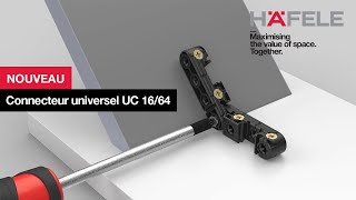 ⚡️ Nouvelle ferrure d’assemblage universelle  Häfele Ixconnect UC 1664 [upl. by Rumilly]