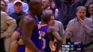 Shaq dunks on Ak47 and gets ejected [upl. by Casey129]