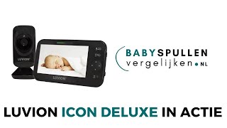 Luvion Icon Deluxe babyfoon in actie [upl. by Ainnos]