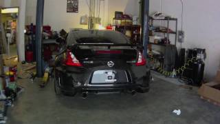 2010 Nissan Nismo 370z with Magnaflow Exhaust PPE Long tube headers Injen Intakes Revving [upl. by Ynnhoj473]