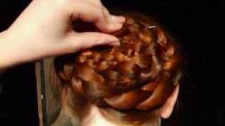 Tutoriel  chignon tressé double avec deux nattes [upl. by Neema988]