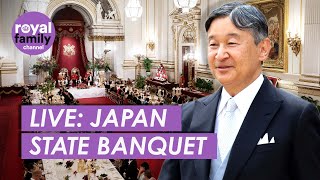 LIVE State Banquet For Emperor and Empress of Japan at Buckingham Palace [upl. by Fisuoy180]