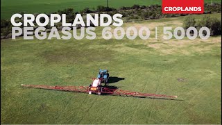 Croplands Pegasus 5000 and 6000  Broadacre Sprayers [upl. by Derinna]