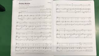 Hushabye mountain ABRSM grade 2 LOW accompaniment [upl. by Demona929]