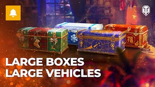 Large Festive Boxes Containing Four New Vehicles [upl. by Aibun]