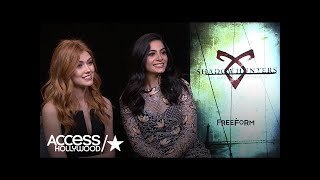 Katherine McNamara amp Emeraude Toubia On The Closeness Of The Shadowhunters Cast [upl. by Suivatna]