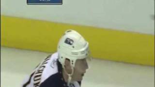 Ilya Kovalchuk Great Goal vs Blues 1082009 [upl. by Prochora]