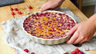 Recette Clafoutis framboise [upl. by Lowry]