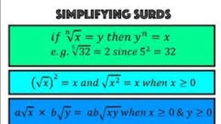 SURDS RATIONALIZE THE DENOMINATOR [upl. by Einberger]