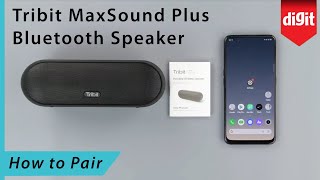 Tribit MaxSound Plus Bluetooth Speaker  How to Pair [upl. by Paula]