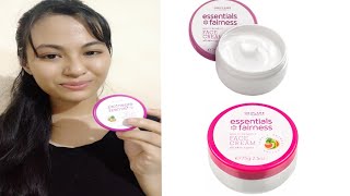 Oriflame Essentials Fairness Multi Benefit Face Cream Review l Demo l Sabnam Ara Hazarika [upl. by Horodko]