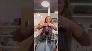 Watch Her Transform Stunning Long Layered Haircut with Perfect FaceFraming Layers [upl. by Lomaj656]