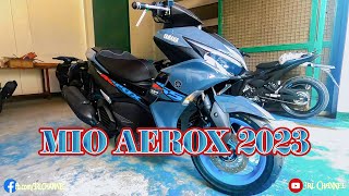 Mio Aerox 2023 Walkaround video Quick Review New color aerox2023 MioAerox [upl. by Madelle]