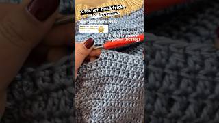 How to decrease double crochet  DC2tog  Double crochet two together shorts crochet howto [upl. by Gav]