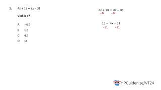 XYZ uppgift 1 från högskoleprovet våren 2024 provpass 5 kvantitativ del [upl. by Valle325]