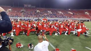 Kahuku vs Bingham Kahuku Haka [upl. by Katerina794]