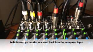 How to hook up an use Behringer MDX4600 Compressor Limiter Gate Podcast [upl. by Neff]