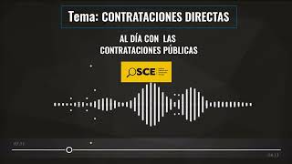 PodcastOSCE sobre contrataciones directas [upl. by Kannan]