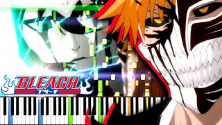 Bleach  Encirclement Battle Ichigo Vs Ulquiorra  Piano Tutorial [upl. by Odranar]