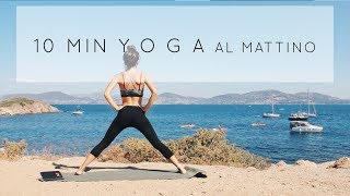 Yoga al Mattino  Llivello 2  10 Min [upl. by Monson730]