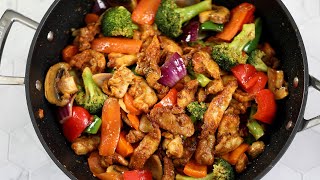 Perfect Chicken Stir Fry  Chicken Vegetable Stir Fry [upl. by Soloman]