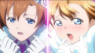 Love Live Snow Halation Comparison MV 2010 amp Anime 2014 4K [upl. by Godfry]