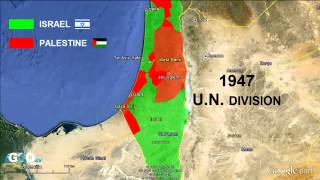 Territorios Palestina e Israel Evolución  Palestine amp Israel Territories IGEOTV [upl. by Lilas901]