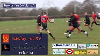 Fawley 1st XV v Andover 3rd XV 13124 Full Match [upl. by Nairred445]