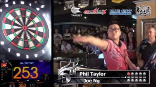 Phil Taylor E Dart 9DARTER [upl. by Nangatrad]