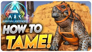 Youre Taming It WRONG How to Tame the Fasolasuchus in Ark Ascended [upl. by Nuhsed]