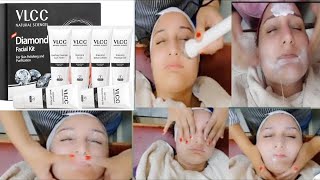 Vlcc Diamond Facial Step by step Salon Demo in Hindi [upl. by Stannfield177]