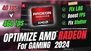 Best AMD Radeon Software SETTING for GAMING in 2024 [upl. by Nahor464]