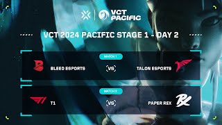 VCT Pacific  Regular Season  Week 1 Day 2 [upl. by Nalyt450]