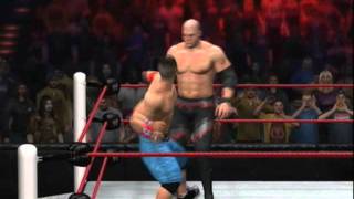 Kane Vs John Cena WWE 12 Royal Rumble 2012 Simulation [upl. by Adnamal]