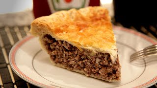 Tourtiere  BEST MEAT PIE ever [upl. by Anirtac]