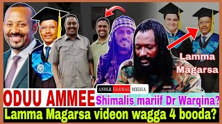 Lamma Magarsa videon wagga 4 boodaShimallis mariif Dr WarqinaJaal Sanyi10142024 AGM [upl. by Kirbie]